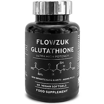 Glutathione  5000mg 60 Softgels & Collagen Skin Whitening Capsules Supplement • £21.99