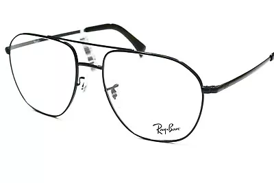 RAY BAN RB6514 2509 AVIATOR EYEGLASSES FULL FRAMES 58-18-145 FRAME - Black • $211.93