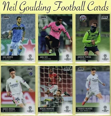 Topps Champions League 2020-21 ☆ STADIUM CLUB CHROME ☆ Football Cards #1 To #100 • £0.99