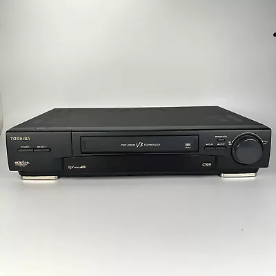 TOSHIBA M-761 6-Head VCR Pro Drum V3 VHS Video Cassette Player Tested • $69.99