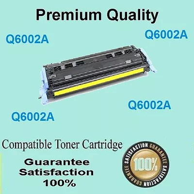 1x Q6000A Q6001A Q6002A Q6003A Toner Cartridge For HP Laserjet 1600 2600N Yellow • $34.90