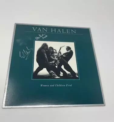 Eddie Van Halen Signed Autograph  Women And Children First  Album Record Lp Real • $2999.95