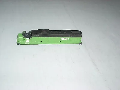 N Train Locomotive Shell Burlington Northern 9081 Missing Parts • $0.99