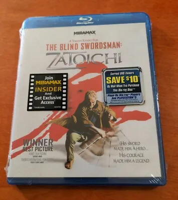 The Blind Swordsman Zatoichi Blu-ray Takeshi Kitano  Beat Takeshi  Asano • $135