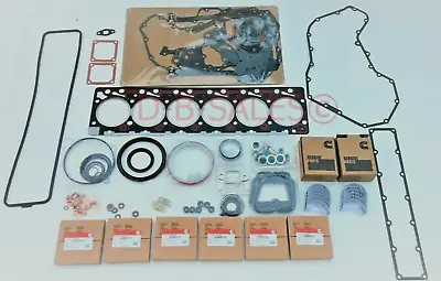 6BT QUALITY RE-RING REBUILD KIT W/ ROD BEARINGS For CUMMINS 12V 5.9 VE P7100 NEW • $285