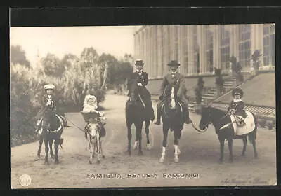 Famiglia Reale A Racconigi Vittorio Emanuele Of Italy Postcard  • £7.25