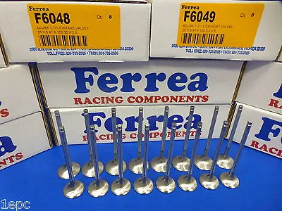 Ferrea 6000 Turbo Valves For Honda Acura GSR DOHC VTEC B16 B16A B17A1 B18C1 B18C • $319.99