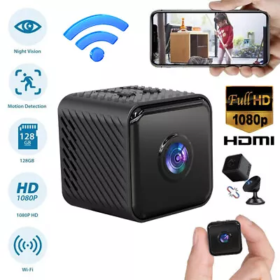 Mini Hidden Camera Wifi Home Security Cam Full HD 1080P Night Vision Audio Cam • $14.53