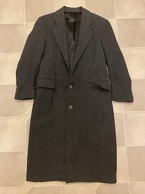 Barrister Brand Pea Coat Jacket Gray Men's Medium M • $25.99