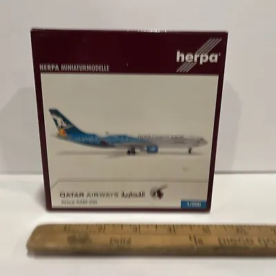 1:500 Herpa Qatar Airways Airbus A330 Jet Scale Model Wings Display Asian Games • $149