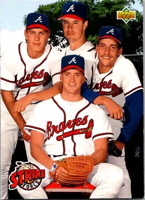 1993 Upper Deck #472 Strike Force (Maddux /Avery /Smoltz / Glavine) • $1.75