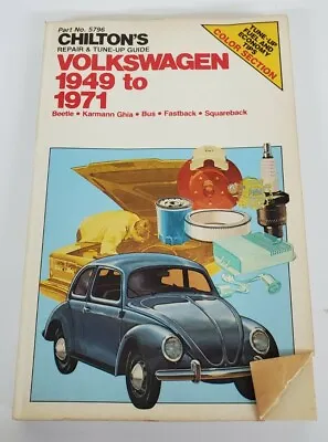 Volkswagen VW Bus Beetle Bug Fastback 1949-1971 Tune-up Service Repair Manual • $16