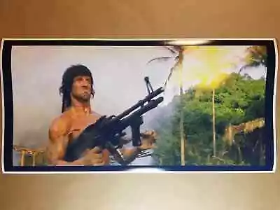 Rambo 12 X24  Movie Poster - Vietnam War Sylvestor Stallone Eighties Man Cave • $22.98