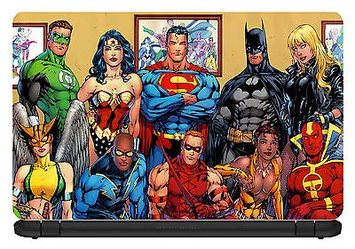 15.6 Inch Superheroes-Laptop Vinyl Skin/Decal/Sticker-Cover-Somestuff247-LC002 • £6.99