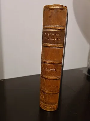 £280 • Buy FIRST EDITION OF NICHOLAS NICKLEBY BY CHARLES DICKENS LONDON CHAPMAN &Hall 1839