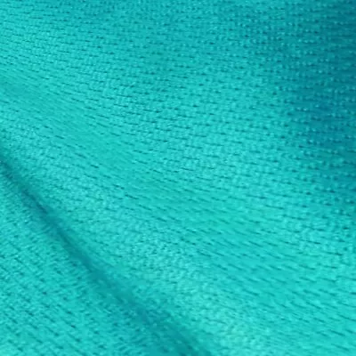 Teal Flat Back Dimple Mesh Athletic Uniform Jersey Fabric - 58  Wide • $94.95