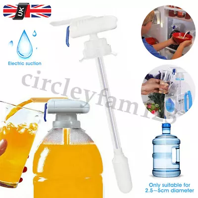 £5.99 • Buy Automatic Drink Straw Magic Tap Electric Motor Press Water Dispenser Water Pump