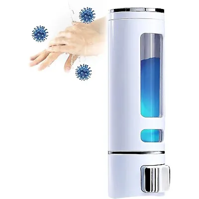 Hand Sanitizer Dispenser Wall Mounted Soap Dispenser Manual Shampoo Dispenser • £9.89