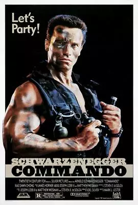 Commando Movie Poster Photo Wall Art Print 8x10 11x17 16x20 22x28 24x36 27x40 • $9.99