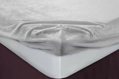 £10.99 • Buy Polycotton Polar Fleece Fitted Sheet Thermal Warm Extra Deep Fit Double King