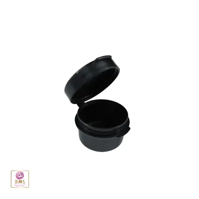 Makeup Hinged Jars 5 Gram Empty Cosmetic Beauty Containers 5 Ml Black (250) 5092 • $154.95