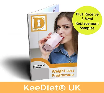 £18.99 • Buy KeeDiet Meal Replacement VLCD Diet Weight Loss Booklet (option To Add Samples)