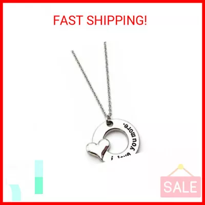 Mother Daughter Necklace I Love You More Necklace 18 Inch Stainless Steel Neckla • $15.28