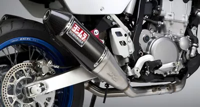 YOSHIMURA RS-4 Signature Dual Full Exhaust SS/CF/CF For 00-15 Suzuki DR-Z400S/SM • $1309