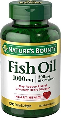 $16.33 • Buy Nature's Bounty Omega-3 Fish Oil 1000 Mg Softgels 120 Soft Gels Each