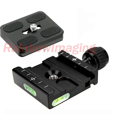 Adapter Plate Square Clamp + Quick Release Plate For Arca-Swiss Tripod Ball Head • $10.23