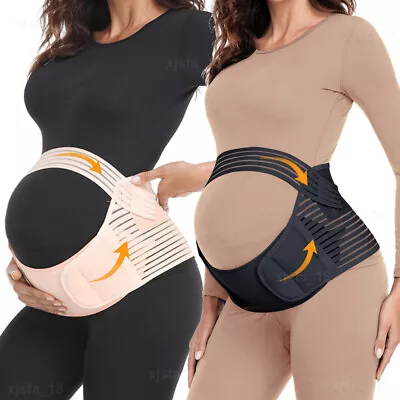 Pregnancy Maternity Beltlumbar Back Support Waist Bandbelly Bump Brace Strap • £14.99