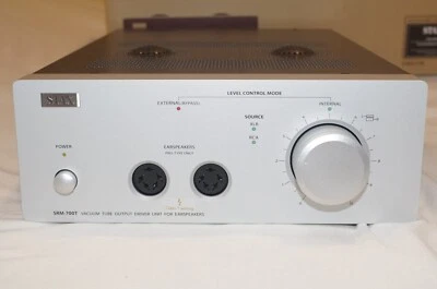 $2900 • Buy STAX SRM-700T Vacuum Tube Headphone Amplifier, Silver, Used