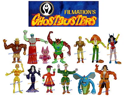 Prize Of 13 GHOSTBUSTERS Filmation Figures 1987 Complet Set Tracy Scared Stiff • $119.73