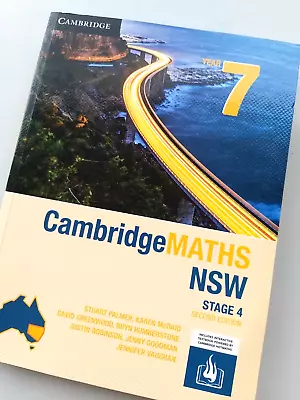 Cambridge MATHS NSW Stage 4 Year 7 By Stuart Palmer (English) Book • $69.90