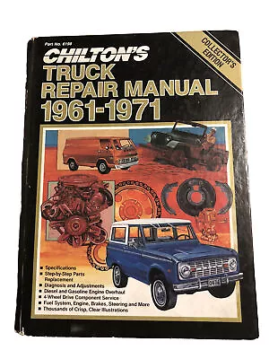 Chevy Dodge GMC Pick-up Truck 1961-1971 Tune-up Shop Service Repair Manual Book • $39.99