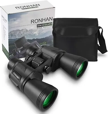 Binoculars 20x50 High Power BAK-4 Large Eyepiece Portable Waterproof Coated Lens • £27.99