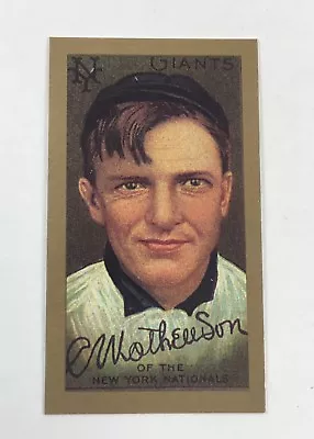 Christy Mathewson 1911 T205 Gold Border Reprint Single  • $10