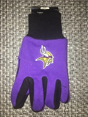 Minnesota Vikings Two Tone Youth Size Gloves [NEW]  Very Comfortable For Youth • $9.95