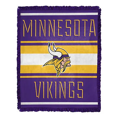 Northwest NFL Minnesota Vikings Nose Tackle Woven Jacquard Throw Blanket • $49.99