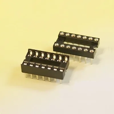 DIL/DIP IC Sockets Pack Standard Low Profile/Turned Pin 814161820242840 • £4.14