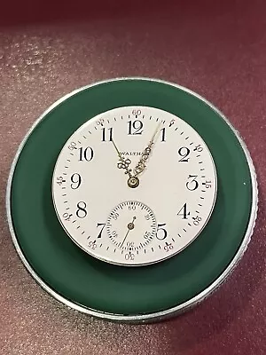 GOOD BALANCE Great Dial Waltham 16s Grade 610 Pocket Watch Movement 7j • $36