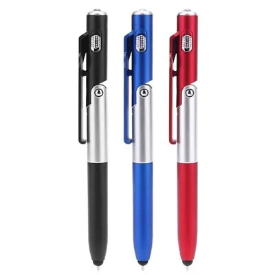 4 In 1 Pen Ballpoint Pen Multi-Function Folding LED Light Mobile Phone Stand New • $7.99