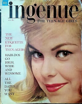 Teen-Agers Ingenue Magazine July 1960 Agnes De Mille Connie Stevens  • $28.22