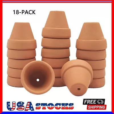 18x MINI TERRA COTTA Terracotta Pots Flower Clay Planters For Succulent 1.2  • $15.10