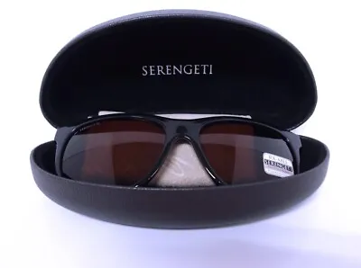 Serengeti 8359 Ostuni Sunglasses Polarized U.L. Glass Driver Lens Shiny Black • $196