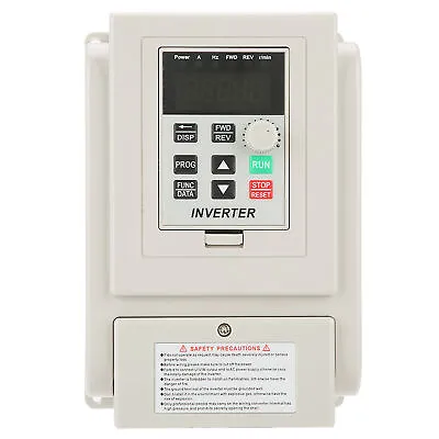 220V Single Phase Variable Frequency Drive VFD Speed Controller For 3 Phase 4KW✈ • £134.52