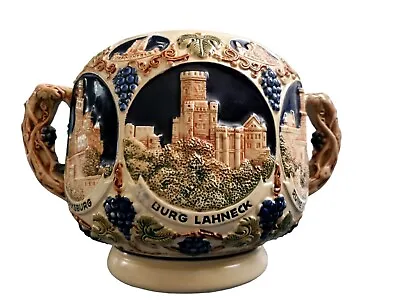 $88 • Buy Vintage Gerz Castles On The Rhine German Punch Bowl Without Lid