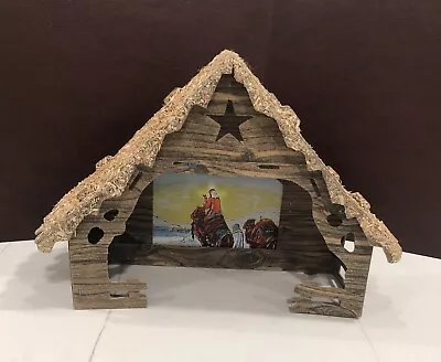 Nativity Manger Cardboard 1950s Vintage • $24