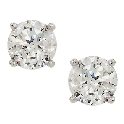 QVC Diamonique Epiphany Platinum Clad 100-Facet 2.00 Cttw Ladies Stud Earrings • $28