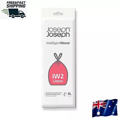 $18.59 • Buy Joseph Joseph Iw2 Food Waste Caddy Liners – 4 Litre X 50 Bags